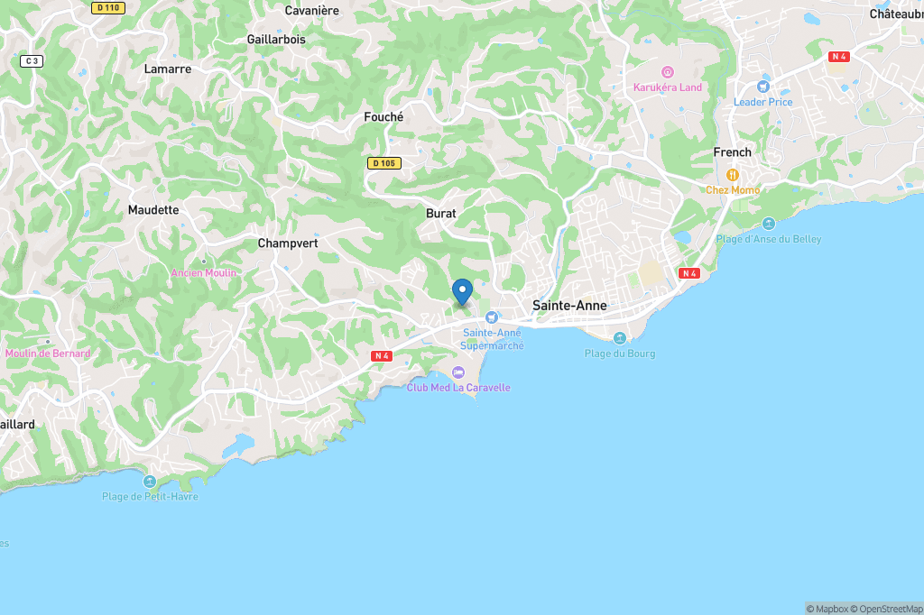 Centre Caribéen de Langues - Open Street Map